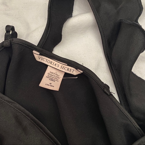 BLACK TANK BLOUSE WITH RUFFLES - Picture 2 of 2